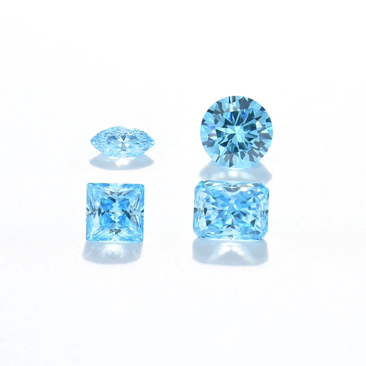 High Quality All Kinds Of Colors And Shapes Synthetic CZ Gemstones 5A+ Zircon  Cubic Zirconia