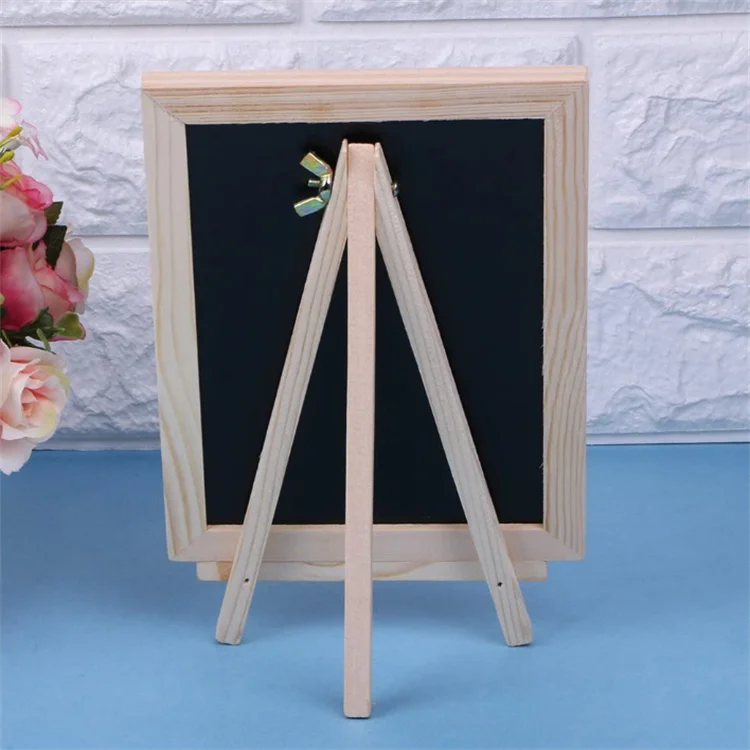 Best selling double sided handcrafted vintage wood-framed lids blackboard table chalk board
