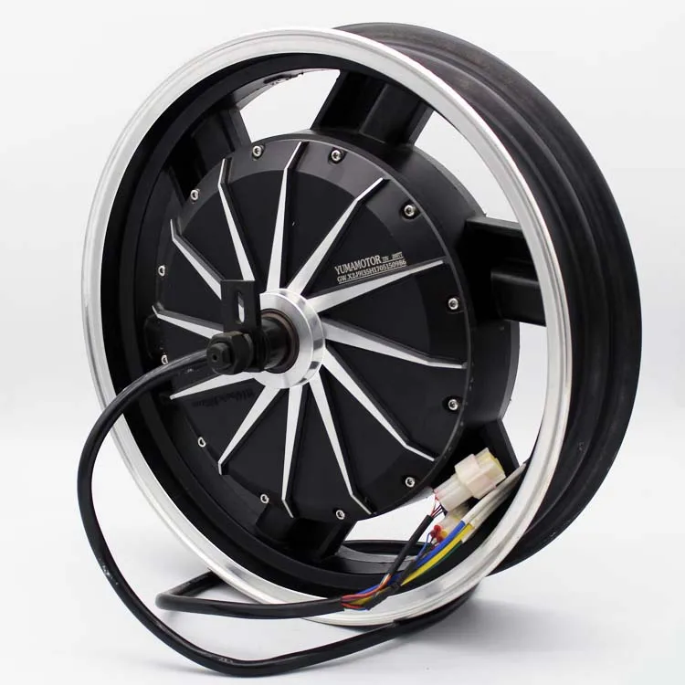 16 inch 72v 2000w Electric Motorcycle Motor Wheel Hub Motor for sale