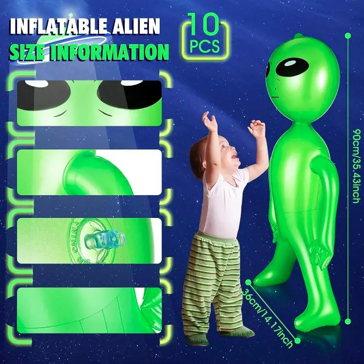 Inflatable Alien Jumbo Alien Blow Up Toy for Party Decorations,