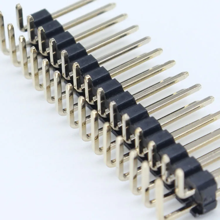 Заводская цена Smd контактный разъем 2,54 мм Шаг прямой угол Smt 1,27 мм Однорядный/двухрядный контактный разъем 2,54 мм 1,27