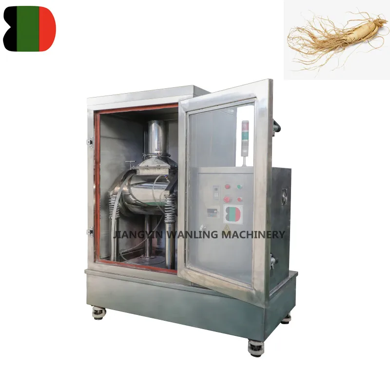 WFM industrial mushroom lingzhi spore grinding micro fine powder pulverizer vibrating mill grinder machine