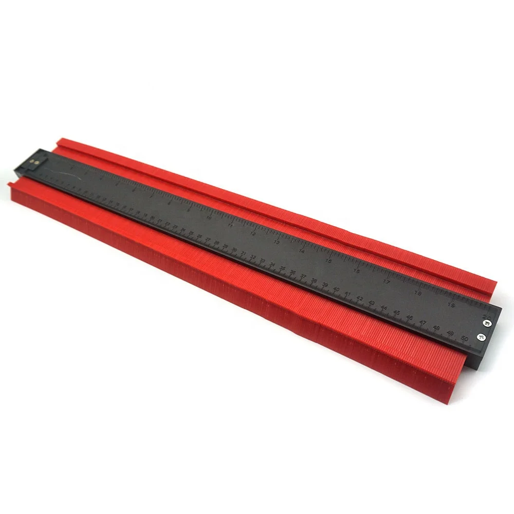 New Professional Duplication Tool Blue Green Red 20inch Plastic Contour Gauge Tool with Magnet