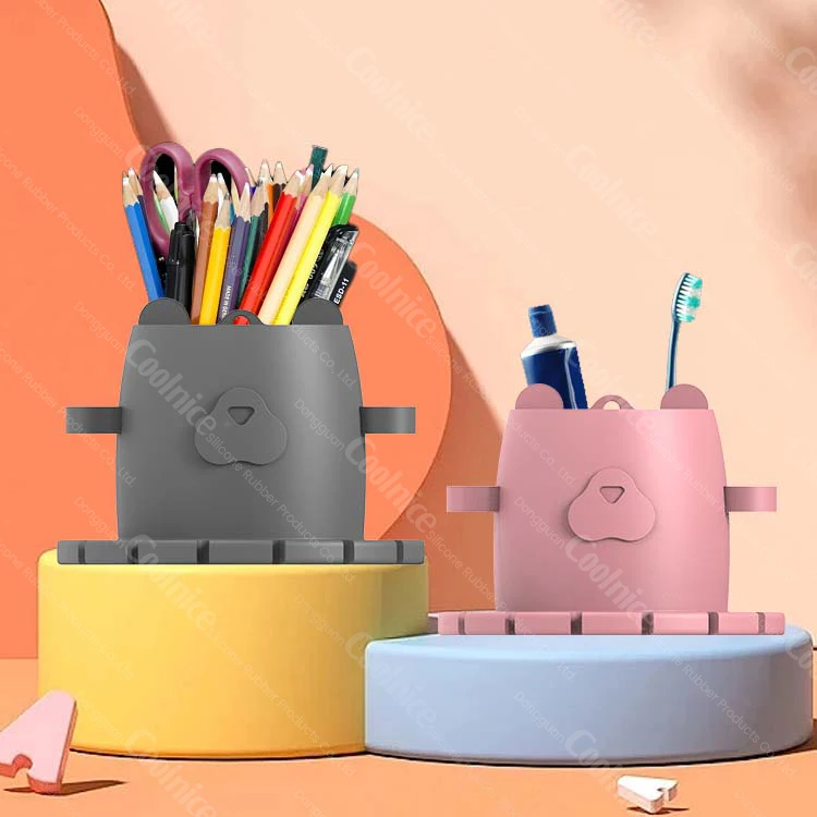 Custom Stationery Storage Pen holder Bathroom Organizer for Toothbrush Makeup Brushes Holder