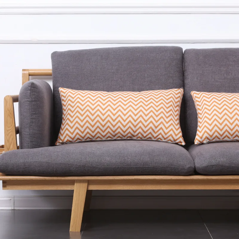 Modern Simple Removable Covers Sofa Couch 1 2 3 Wooden Frame Sofa Set Design