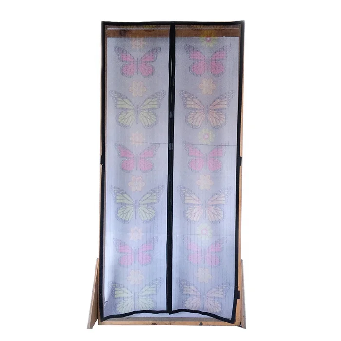 Magic Anti Bugs Flying Screen Magnetic Butterfly Mesh Door Curtain