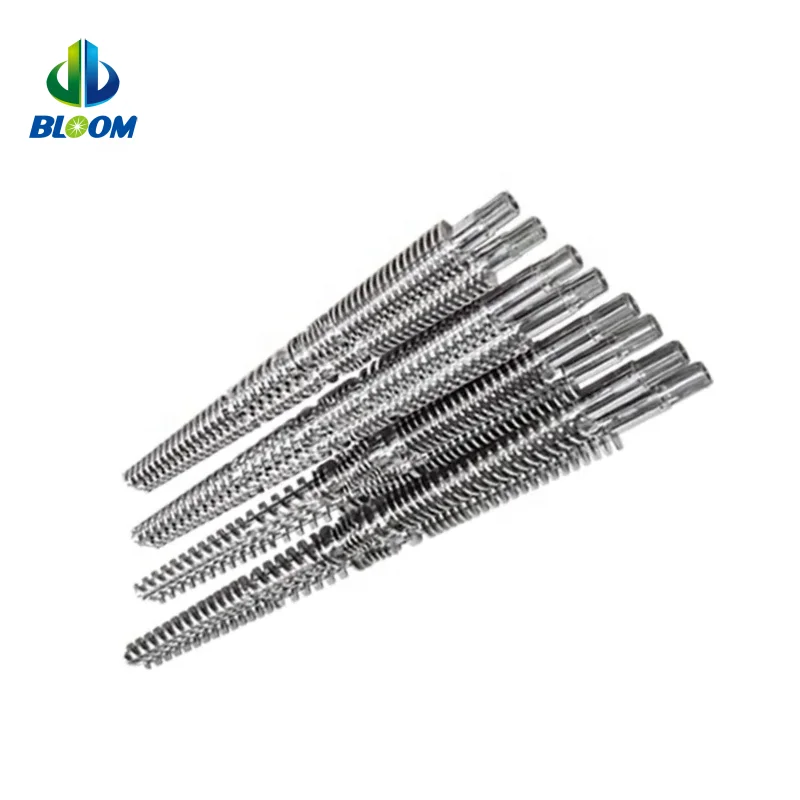 Восстановление пластиковых деталей экструдера конический винт и бочка для ПЭ древесного пластика ПВХ ЭВА