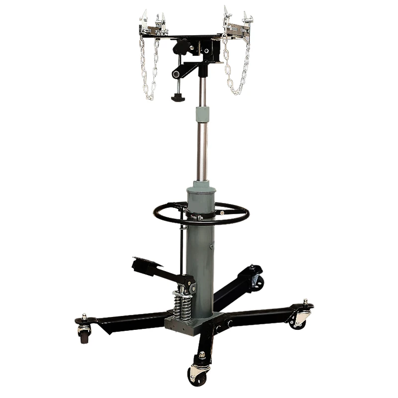 Heavy Duty Truck Transmission Floor Jack 0.5Ton 500KG High Lift Hydraulic Telescopic Transmission Gearbox Jack For Car Lift