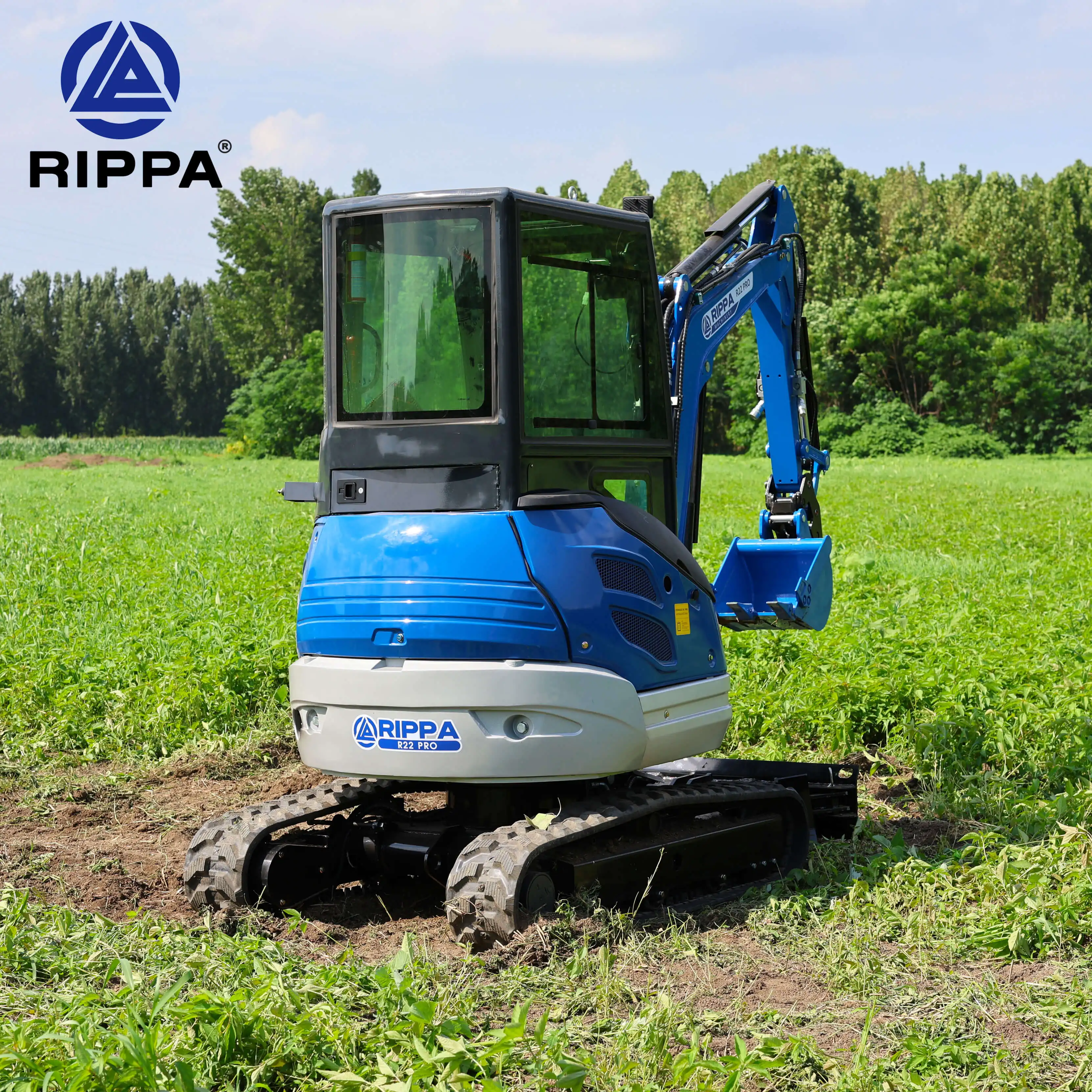 CE Approved 2.3ton Hydraulic Mini Bagger Crawler Small Digger EPA Engine Compact Mini Excavators For Sale