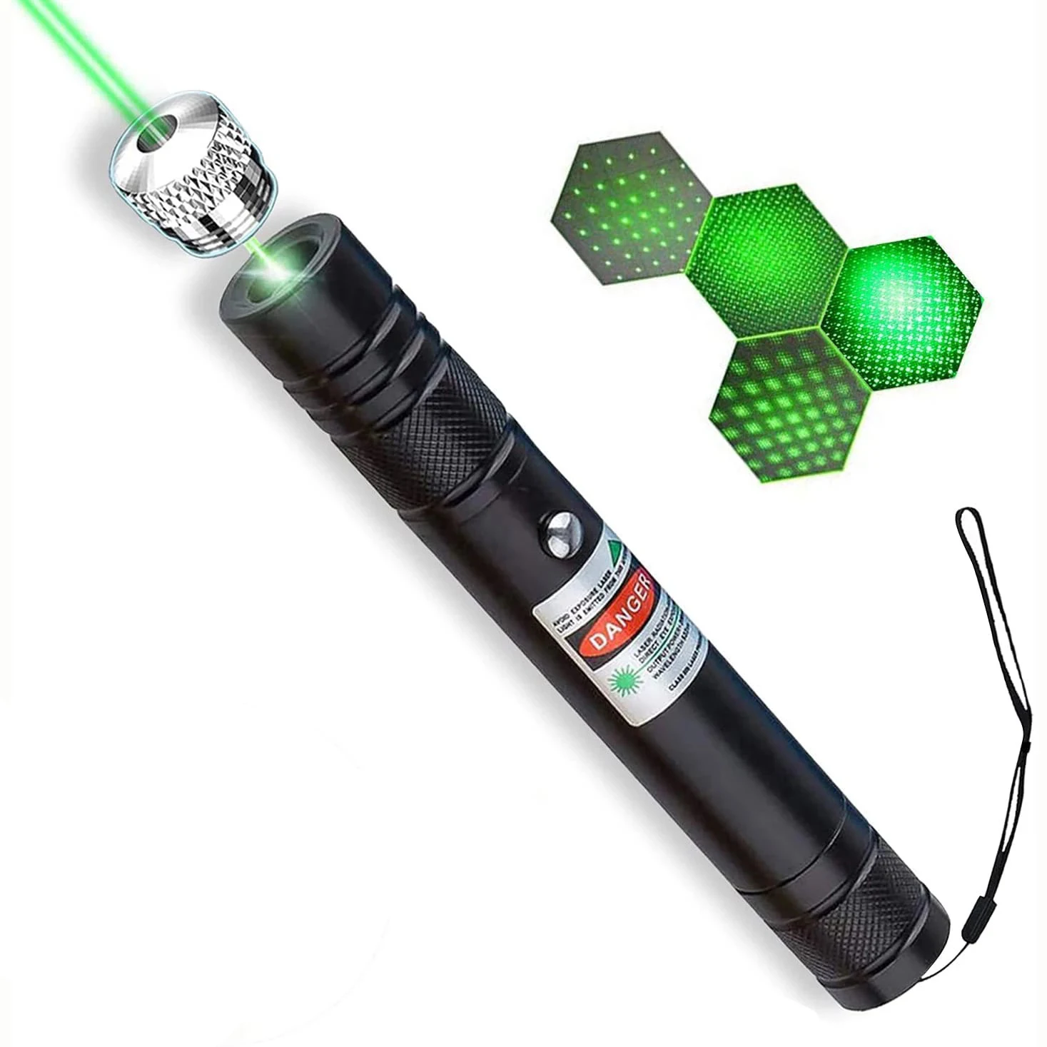 Wholesale Laser Logo Powerful Long Range 532NM Green 303 Presenter Laser Pointer Gift Set for Presentation