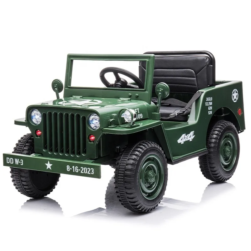 Новейшая дешевая игрушечная машинка на батарейках 4x4 12 В для детей вождения CE EN71 ROHS 2 4 ГГц Электрический Электропривод с дистанционным управлением