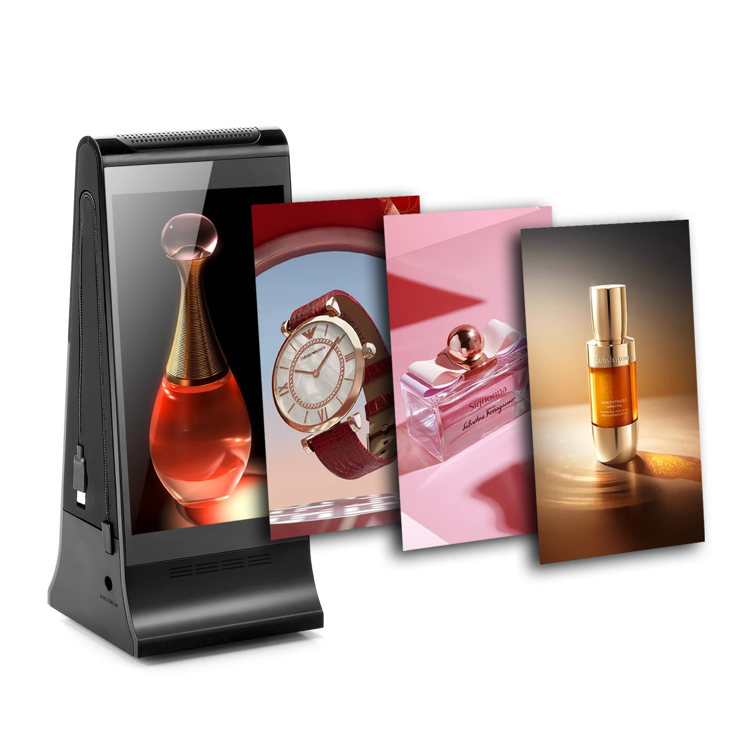 Fyd-868 HD Double Touch Screen Table Restaurant Tablet Display Android Advertising Player with WIFI