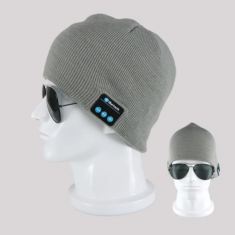 Bluetooth Knitted Hat Smart Call Music Cap Autumn and Winter Warm Stereo Listening to Songs Bluetooth Knitted Hat