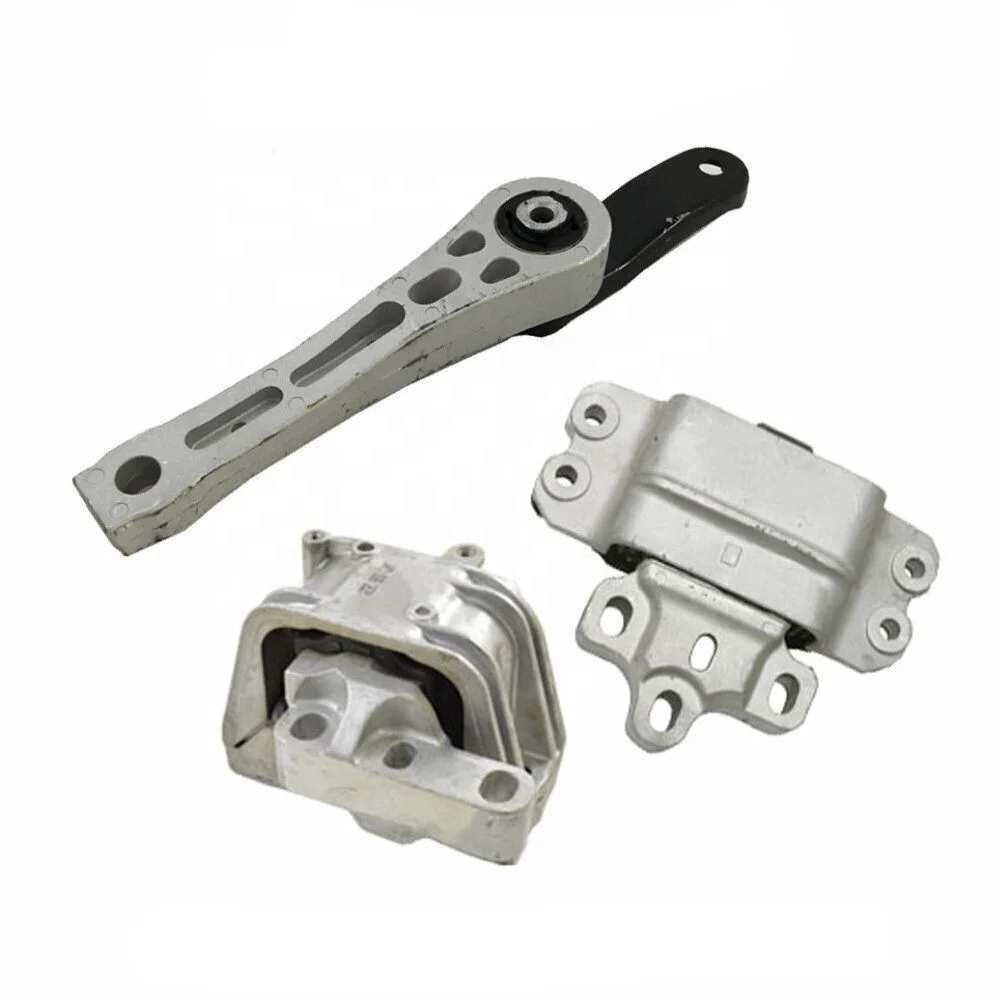 Engine & transmission Mounts set 3Pcs Fits Audi TT,  Quattro 2.0L Convertible 9092 9817 9890 8J0199262 3C0199855J  8J0199555D