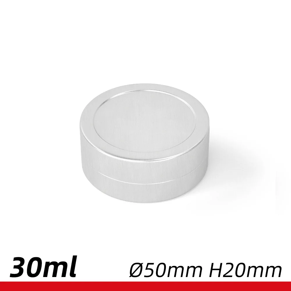 Comfrey Ointment Oil Aluminum Box 15G ML 46*15mm Round Cosmetic cans for candles silver tins with screw lid