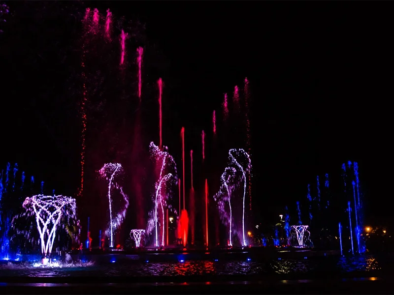 AWS Best Popular Large Fountain Multimedia Program Control Music Dancing Water Fountain with DMX512/RGB Led Light