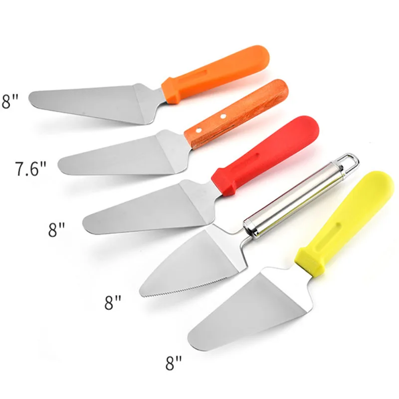 Wholesales Stainless Steel Non Stick Pizza Peel Shaped Metal with Comfortable Handle Pizza Spatula Pizza turner