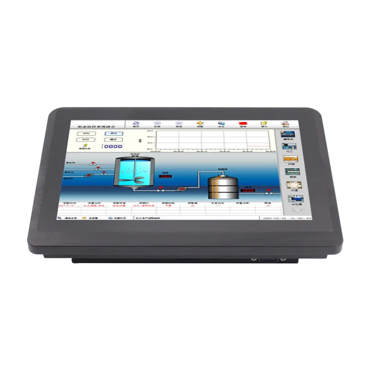 10 Inch Vesa Embedded Mounted Android Industrial Panel Pc All In One Computer with Usb Otg Rs232 Rs485 Speaker