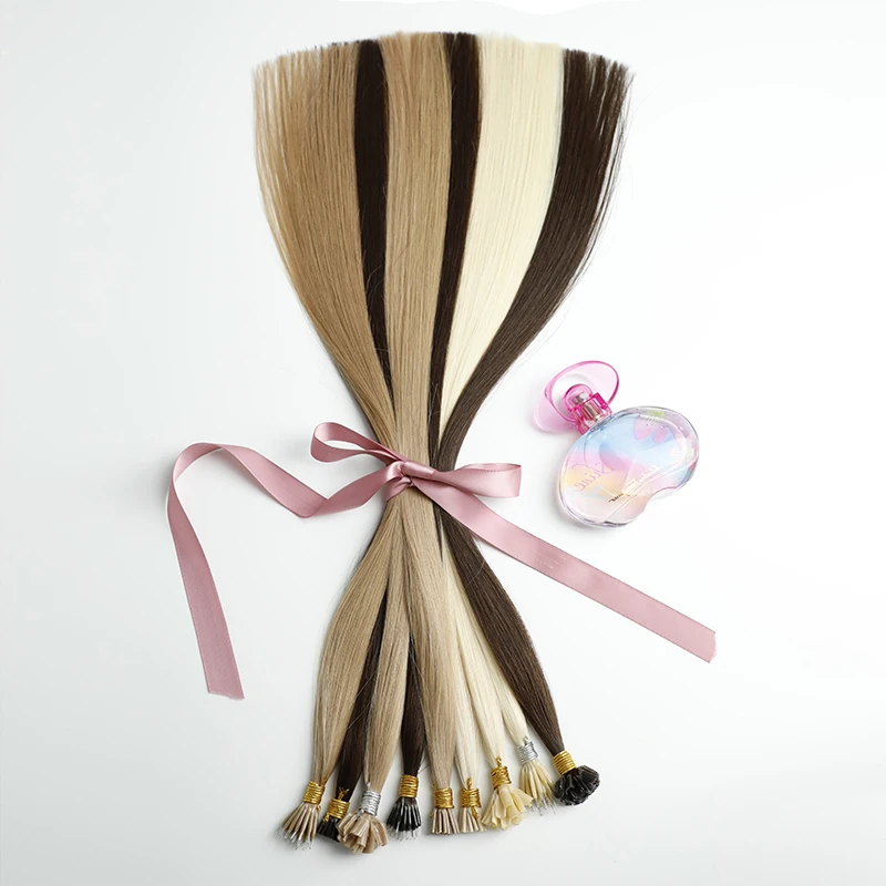 OEM High Quality Double Drawn Nano Ring Pre Bonded Human Hair Extension