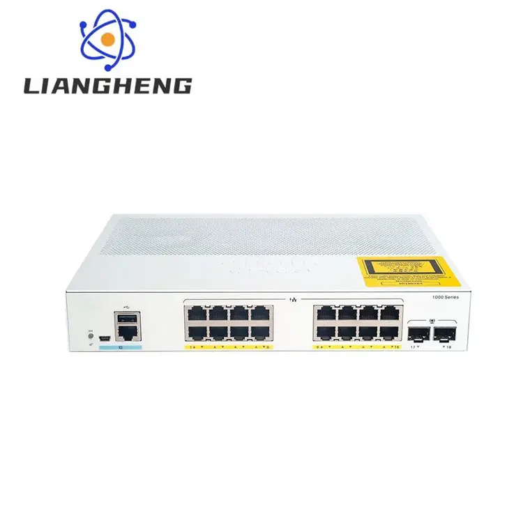 New Factory Sealed C1000-16T-E-2G-L 16 Gigabit Ethernet Ports Switch With 2 1G SFP Uplink Ports
