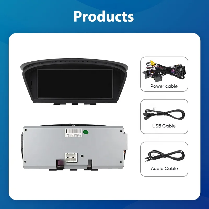 Автомагнитола Jmance 8 дюймов 2Din для BMW 3 5 Series E60 E90 2004 - 2012 беспроводной Android Auto Carplay головное устройство экран