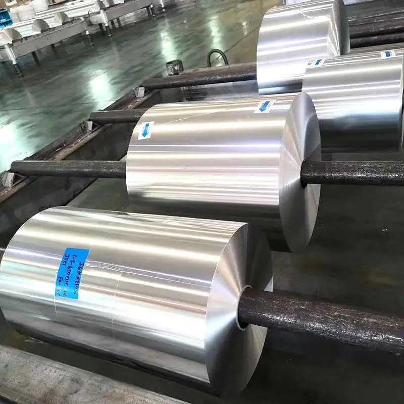 High Quality 8011 Aluminum Foil Roll Food Grade 15/18/20 Micron Insulation Aluminum Foil Jumbo Roll