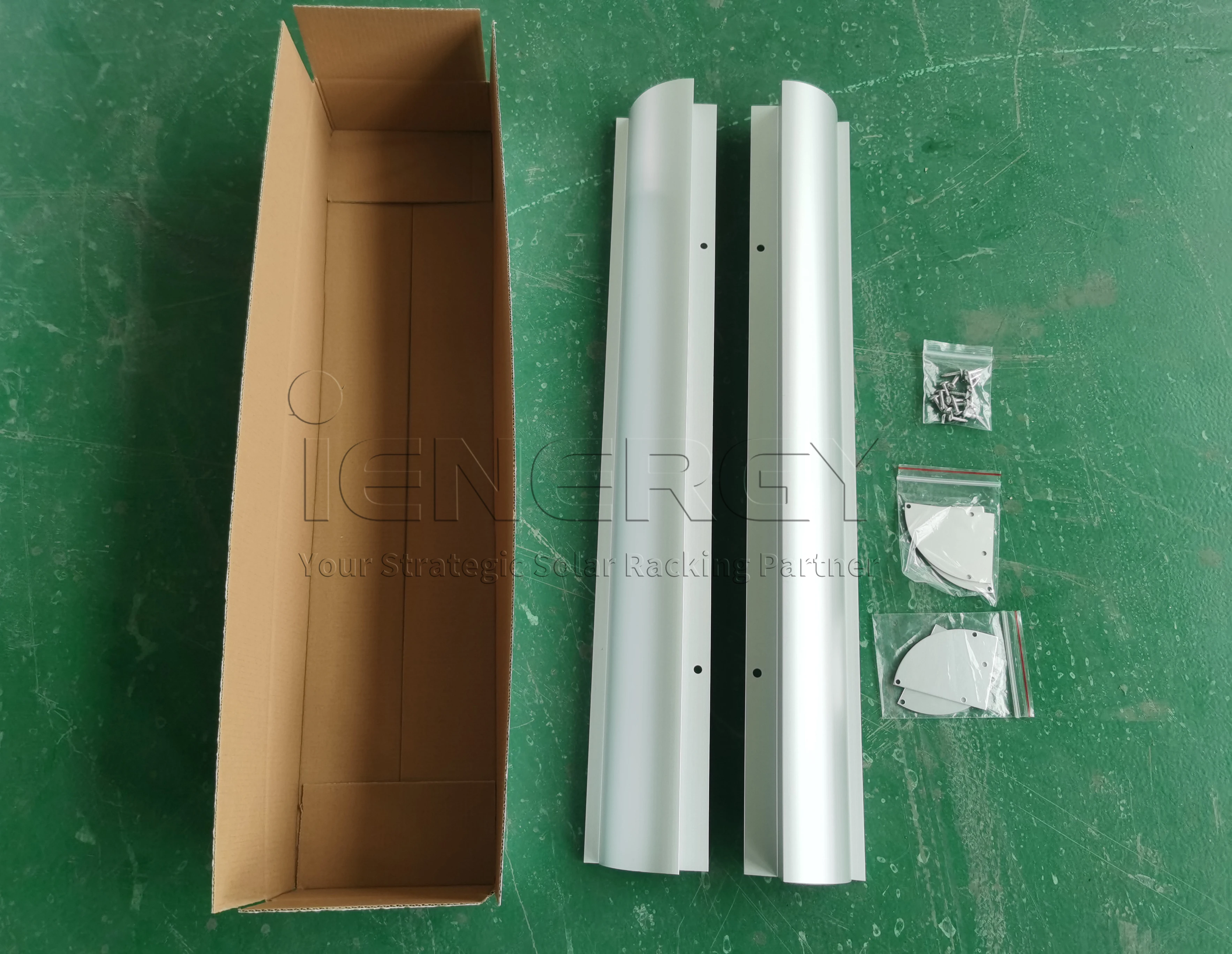 OEM length silver or black Long Bar Aluminum Solar side Spoiler  PV panel Mounting Brackets for RV,Boat,Marine