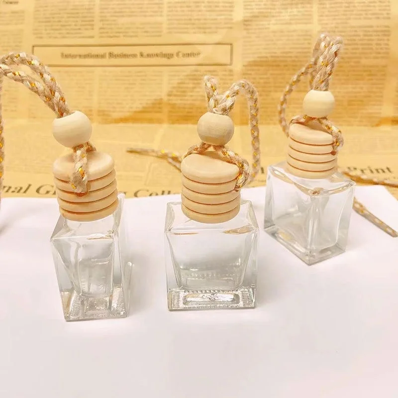 Factory price empty car perfume bottle air freshener empty car perfume bottle 8ml refillable perfume car fragrance bottle