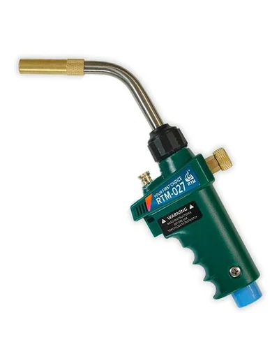 HVAC factory price RTM-027 Quick Self- Lighting Type Welding Copper Pipe Hand Torch Welding Torch for Propane or Mapp