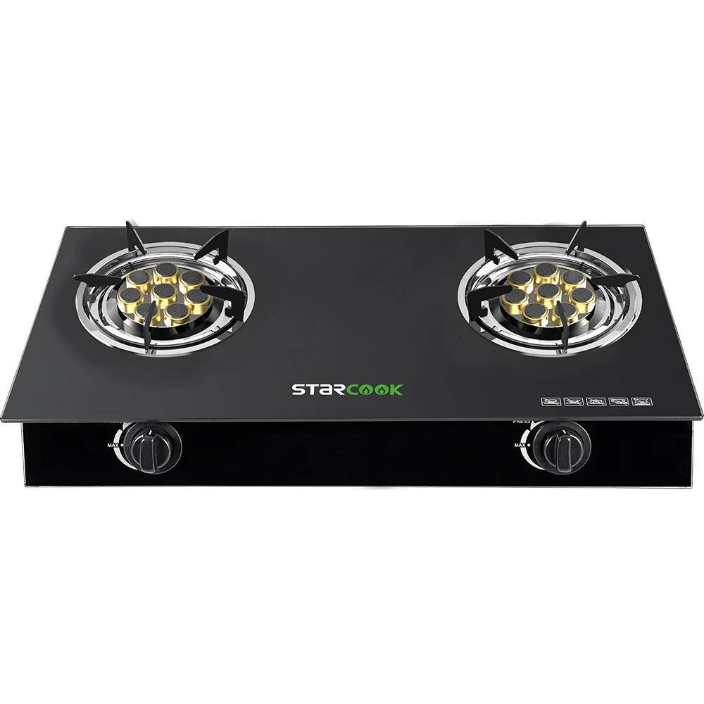 2 Burner Apartment Size Gas Stove With Explosion-proof  Panel
