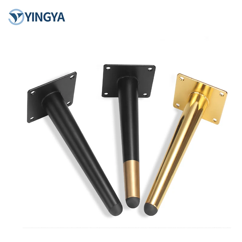 Iron Furniture Support Legs Cabinet Table and Sofa Foot Hardware Sofa Feet for Metal Furniture Pads