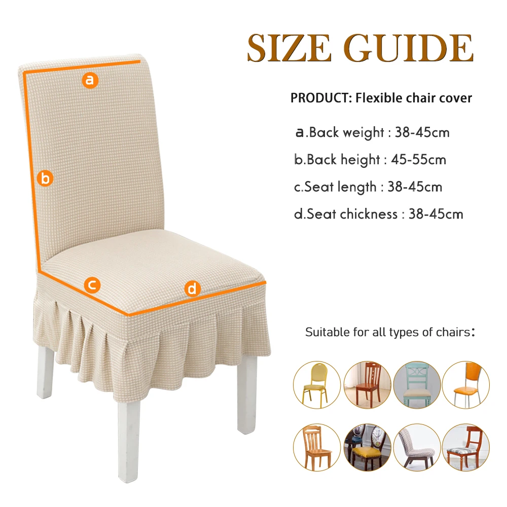  4 sets Party Banquet Christmas White Black Wedding Chair Decorations Covers Dining Cover for Events Room