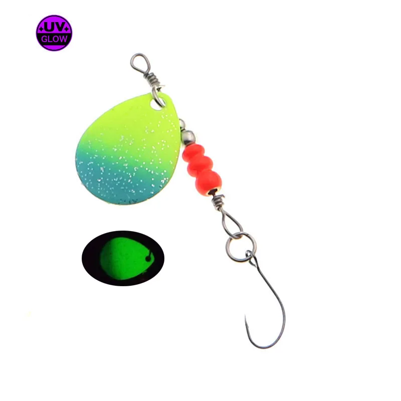 2.8g Spinner Bait Trout Spoon Fishing Spinning Metal Rotating Blade Artificial Bait Perch Pike