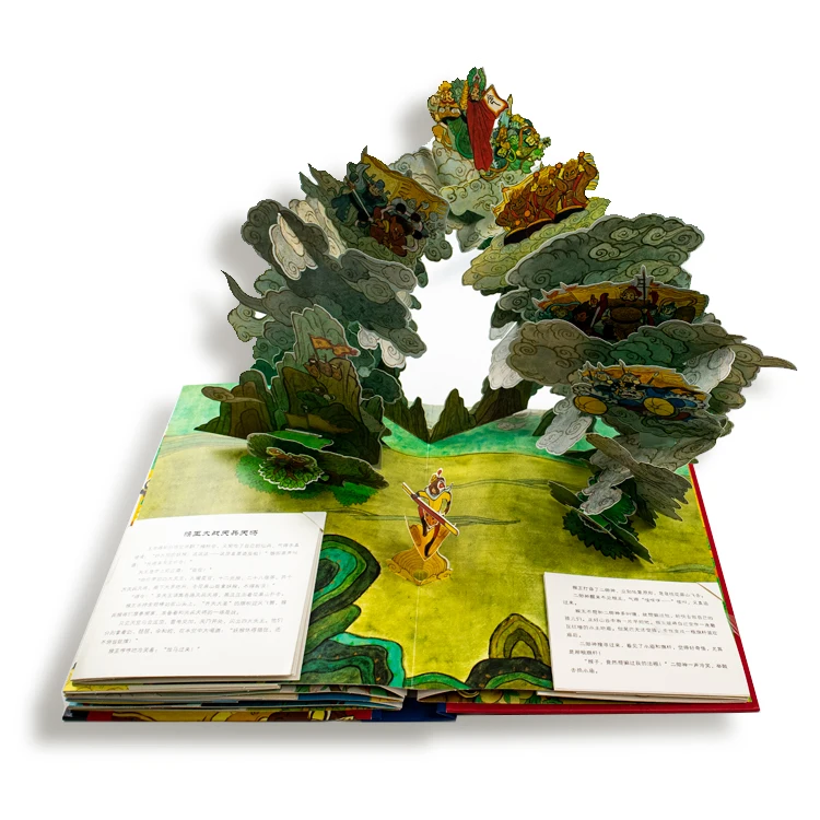 Заводская раскладная доска с принтом на заказ, полноцветная раскраска, 3D раскладная книга