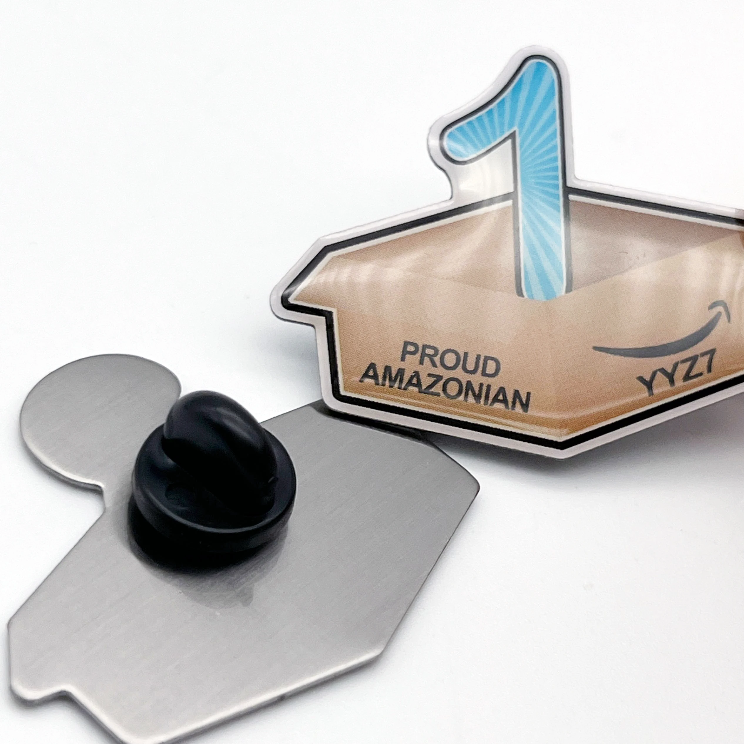 Factory Custom Guadalupe Banner Metal Logo Badges JO-TC-19