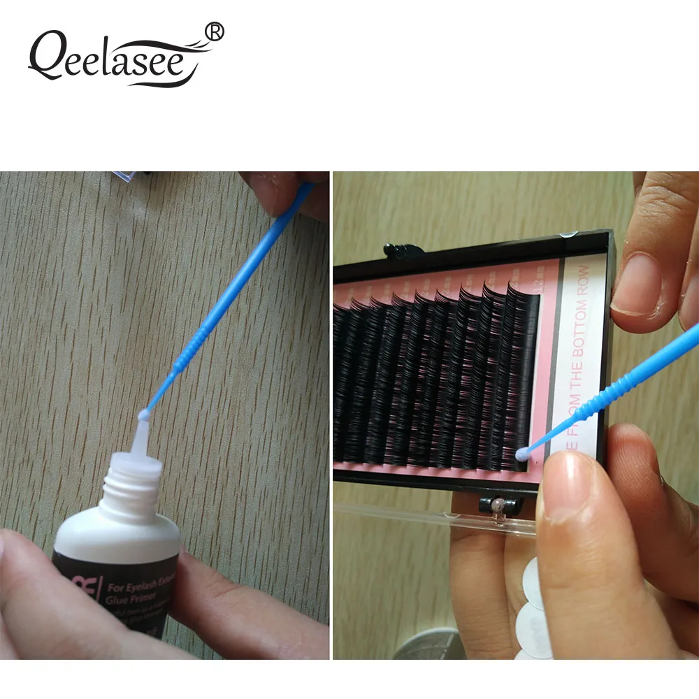 Qeelasee oem 15ml improve glue bonding korea eyelash extension glue primer
