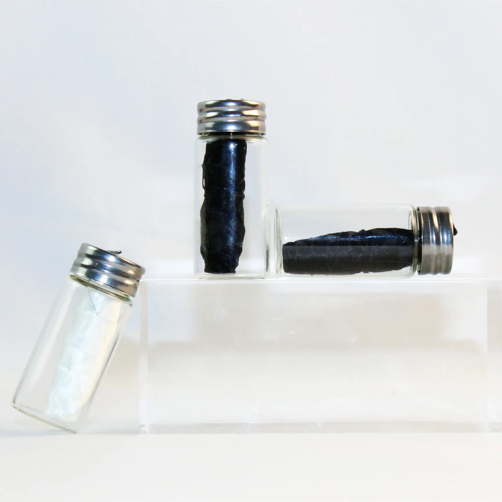  Экологичная зубная нить Zero Waste стеклянная упаковка 100% биоразлагаемая из натурального шелка