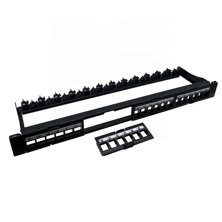 ANSHI New Type CAT5E CAT6 CAT6A 24 Port UTP Patch Panel