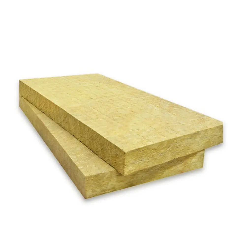 Excellent Thermal Insulation Fireproof Performance Curtain Wall Thermal Insulation Rock Wool Board Panel 100-150kg/m3