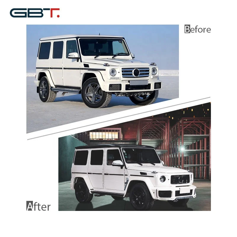 GBT 2022 Mercedes Car Modification Parts Upgrade Body Kit For 1991-2017 Mercedes Benz G Class W463 Facelift W464 BBS Model