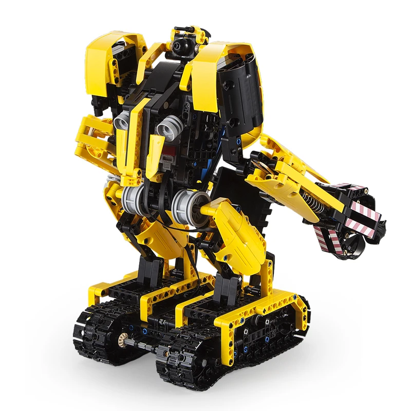 CADA C51026 High-tech Rock Man Remote Control Crane Truck Building Blocks Toys For Gifts building toys