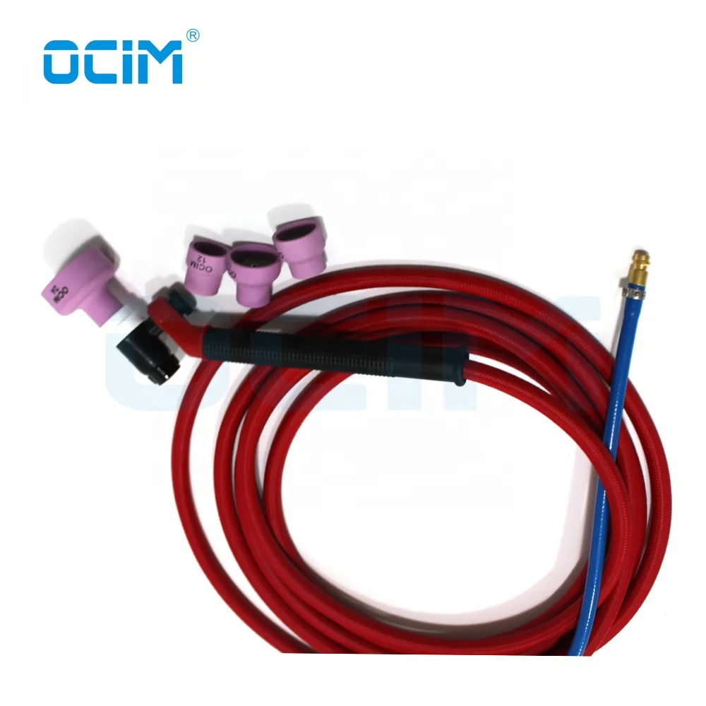 NR17 Red Soft Cable Torcha with Jumbo Ceramic Nozzle Welding Gun
