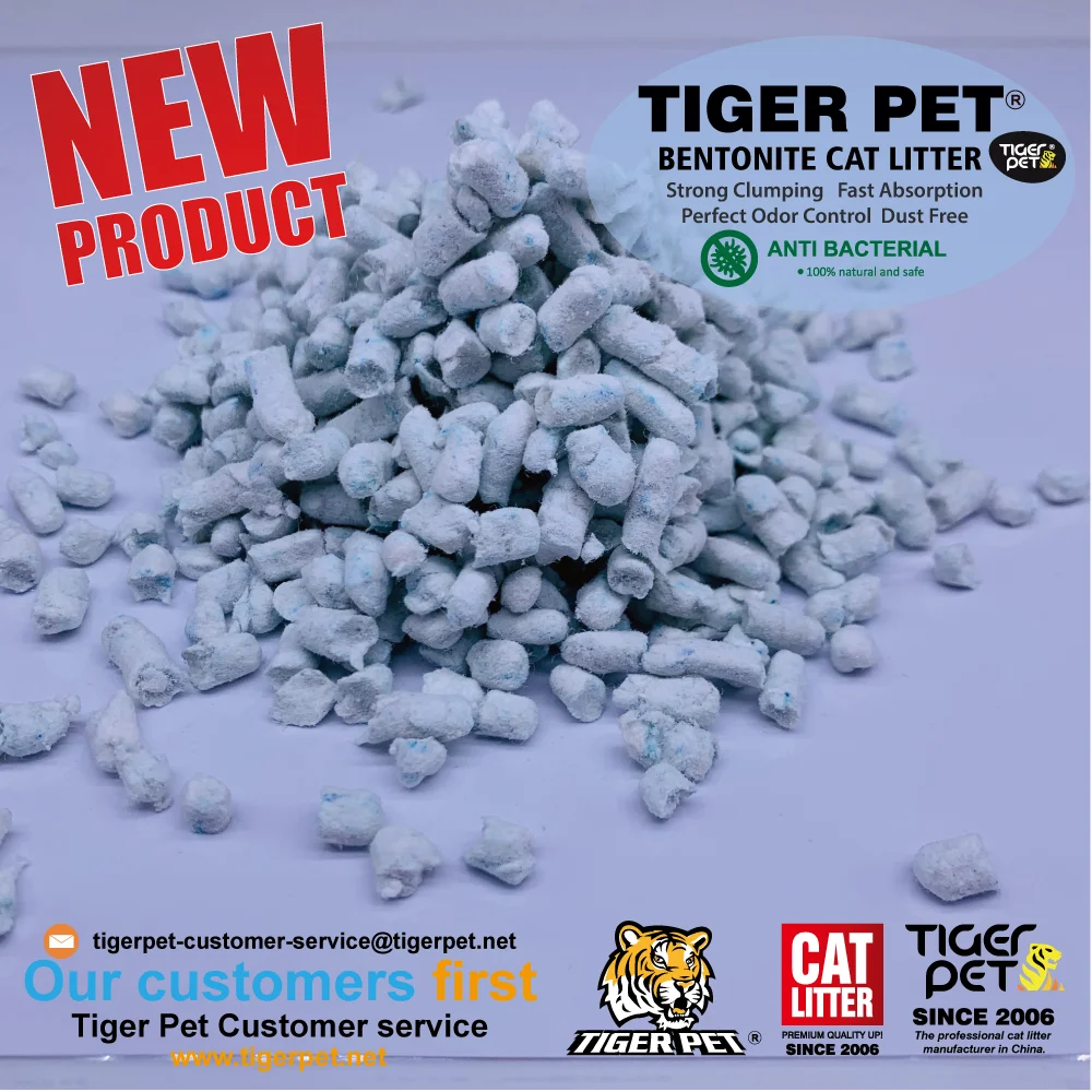 Cats LightWeight Clumping Cat Litter, Low Dust, Free & Clean Unscented Multi Cat Litter, 17 lb. Pail TIGER PET