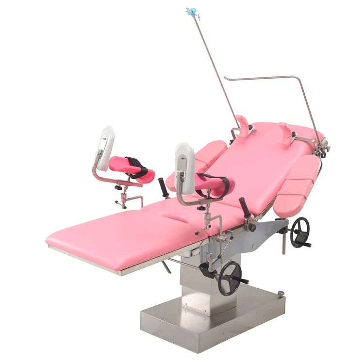 BT-OE023 Manual hydraulic obstetric examination bed gyno table obstetric and gynecology table