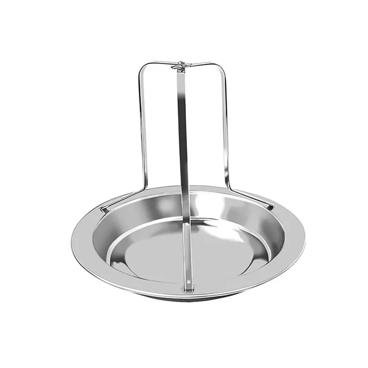 Wholesale Stainless Steel BBQ Tools Roast Chicken Rack Chicken Roaster Rack Barbecue Tray for Oven Cooking Grill Pan Tool