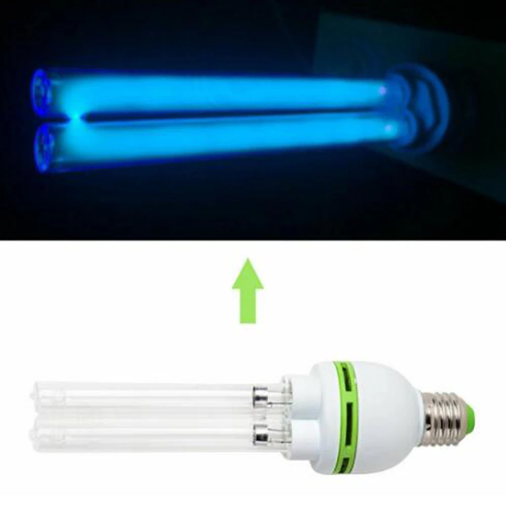 UV Germicidal Light Bulb 15 Wattage Ultraviolet Light E27 220V Screw Socket Lamp