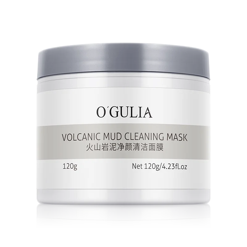 Private Label Face Volcanic Clay Mask Organic Acne Removal Moisturizing Skin Care Mud Mask