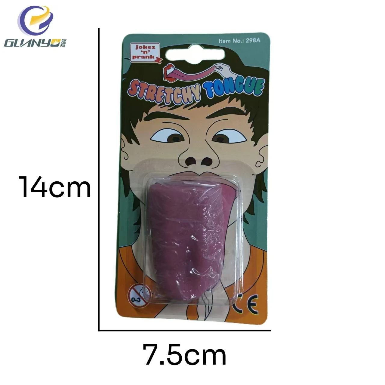 2025 Newest Funny Scary Trick Stretchy Tongue Prank Real Touch Simulated Design Toys Party Games Halloween Gift For Kids Over 6