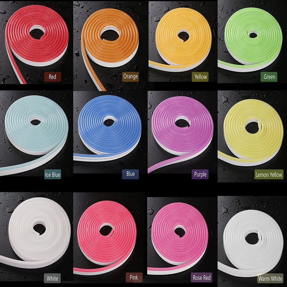 New style wall mount led silicone neon flex double sided for  neon painting tube furniture light