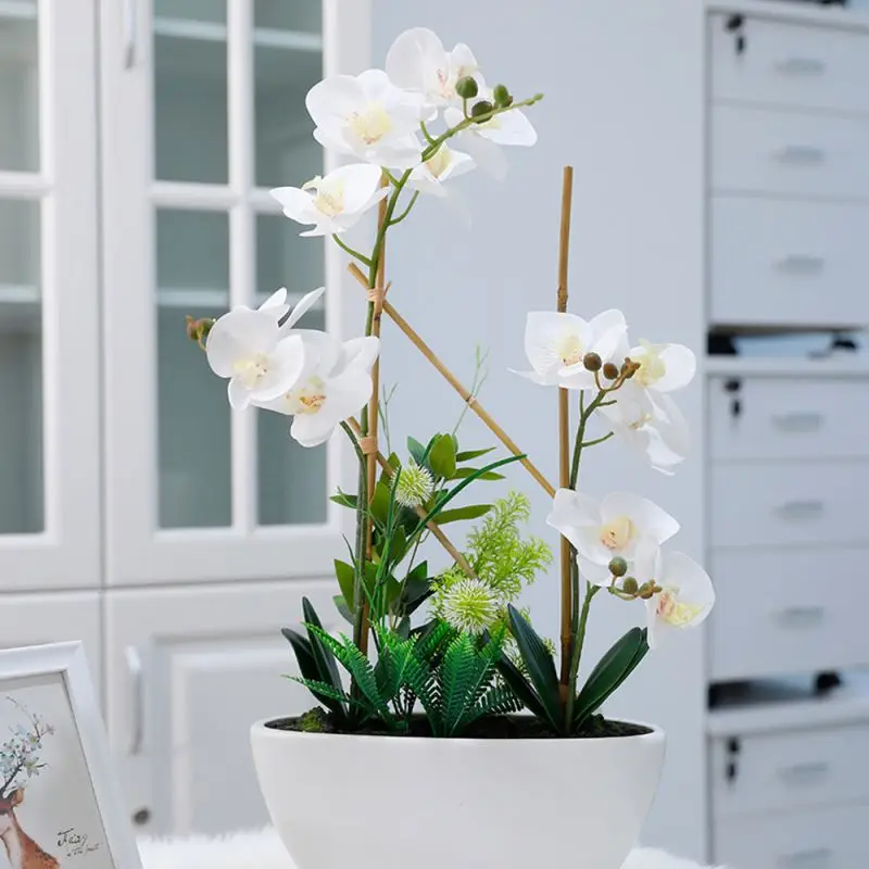 Artificial Orchid Petals Artificial Pink Orchid Flowers Decor Diy Artificial Preserved Foam Orchids In Box